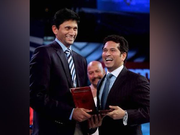 Venkatesh Prasad with Sachin Tendulkar (Photo/ Venkatesh Prasad Twitter)