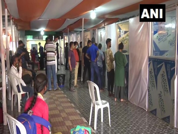 COVID testing at Guwahati railway station (Photo/ANI)