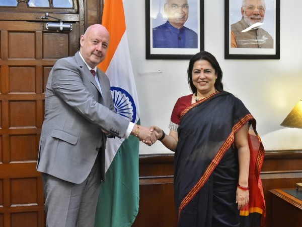 Meenakashi Lekhi meets Denmark envoy (Photo/Twitter: Meenakashi Lekhi)