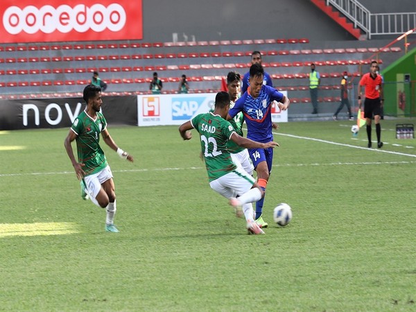 India's Udanta Singh in action against Bangladesh (Photo: Twitter/Indian Football Team)