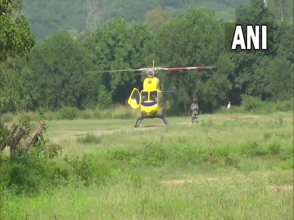 Punjab Chief Minister Charanjit Singh Channi boarded helicopter (Photo/ANI)