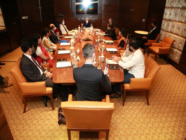 US Deputy Secretary of State Wendy Sherman met medical researchers and public health advocates in New Delhi on Tuesday. (Photo Courtesy: Twitter/DeputySecState)