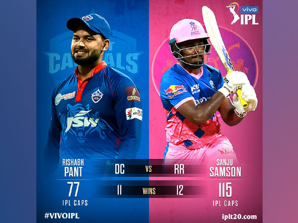 DC play RR in Abu Dhabi. (Photo/ IPL twitter)