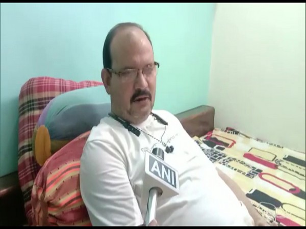 R.S Dwivedi, the advocate of late Mahant Narendra Giri. (Photo/ANI)