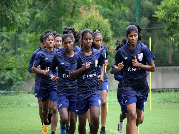 Senior Indian women's National football team (Photo/Sandhiya Ranganathan- Twitter)