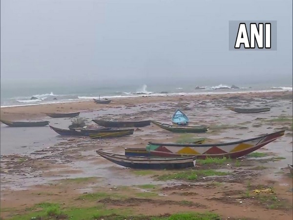 A visual from a beach in Andhra Pradesh. Photo/ANI