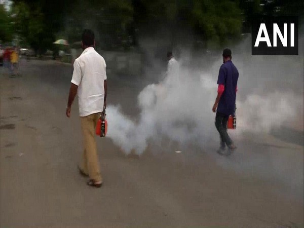 The fogging measures being undertaken (Photo/ANI)