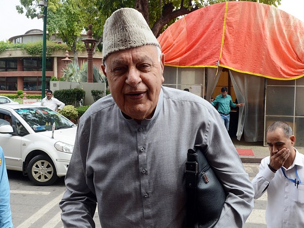 Former Jammu and Kashmir chief minister and National Conference leader Farooq Abdullah [Photo/ANI]