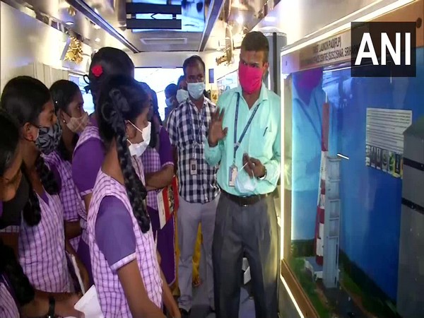 Visuals from ISRO exhibition in Chennai (ANI)