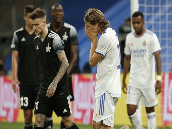 FC Sheriff Tiraspol players against Real Madrid (Photo: Twitter/UEFA Champions League)