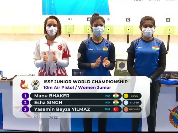 Manu Bhaker and Esha Singh (Image: SAI Media)