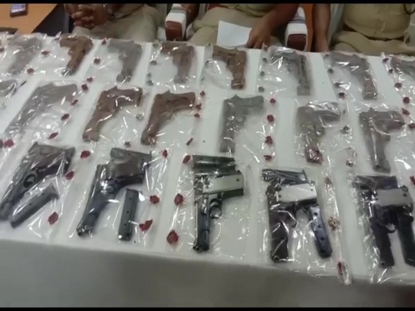 Part of seized cache of weapons and ammunition (Photo/ANI)
