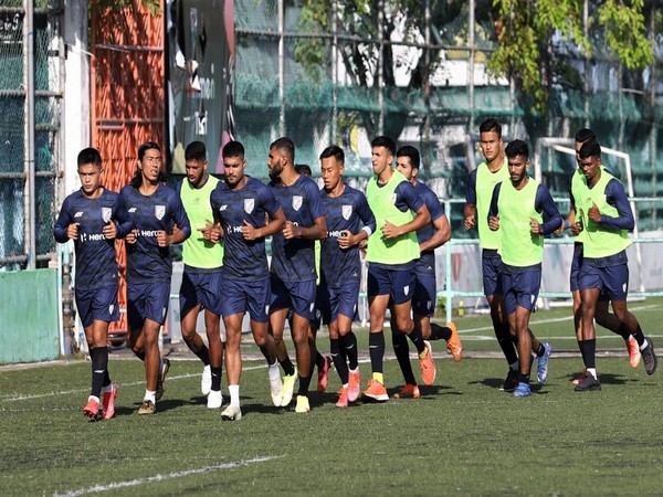 Indian Football Team during practice (Photo: Twitter/Indian football team)