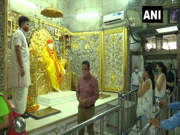 Visuals from Sai Baba Mandir, Lodhi Road (Photo/ANI)