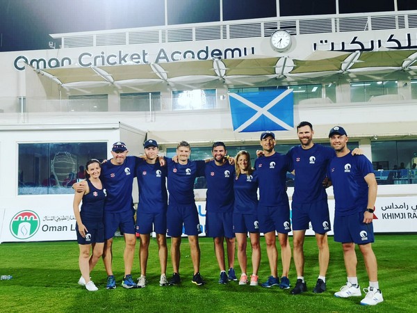 Scotland cricket team's support staff (Photo/ Shane Burger Twitter)