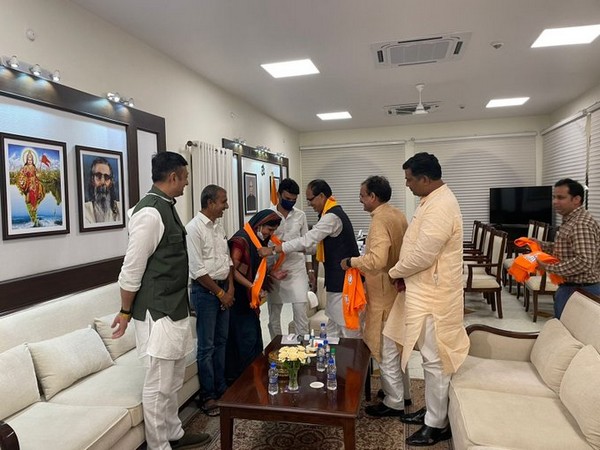 Congress leader Sulochana Rawat and her son joined BJP on Saturday. 