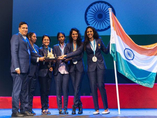India won silver at Women's World Championship (Photo/ Harika Dronavalli Twitter)