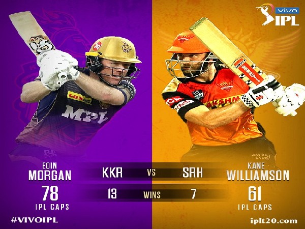Eoin Morgan and Kane Williamson  (Image: IPL Twitter)