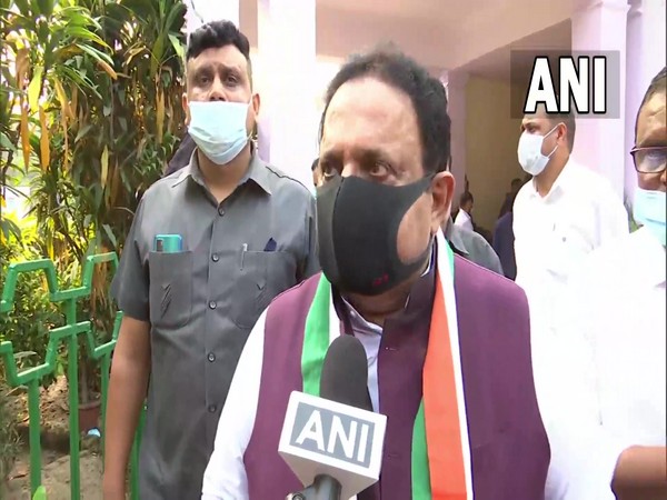 Senior Congress leader and Rajasthan Minister Raghu Sharma (Photo:Twitter/ANI)