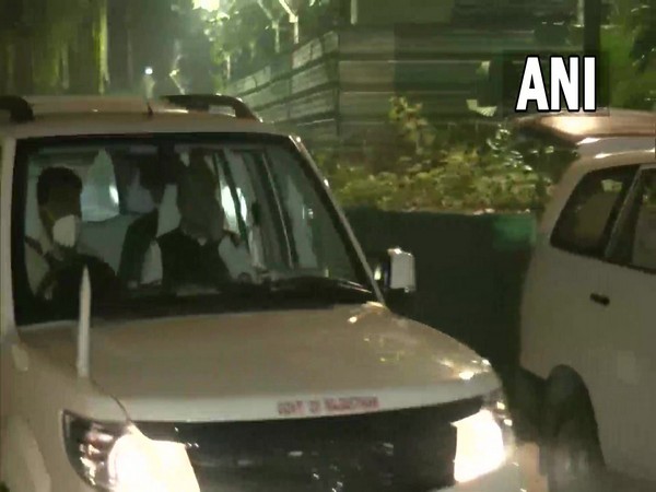 Rajasthan Chief Minister Ashok Gehlot leaves after meeting Rahul Gandhi. (Photo/ANI)