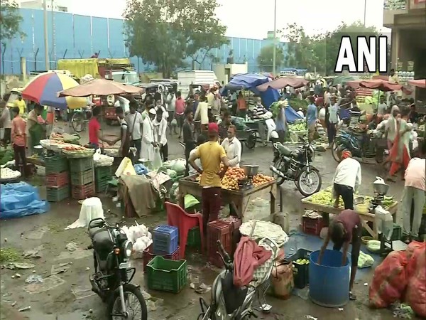 Prices of vegetables increses in Ghazipur vegetable market (Photo/ANI)