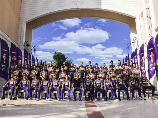 KKR squad (Photo/ Nitish Rana Twitter)
