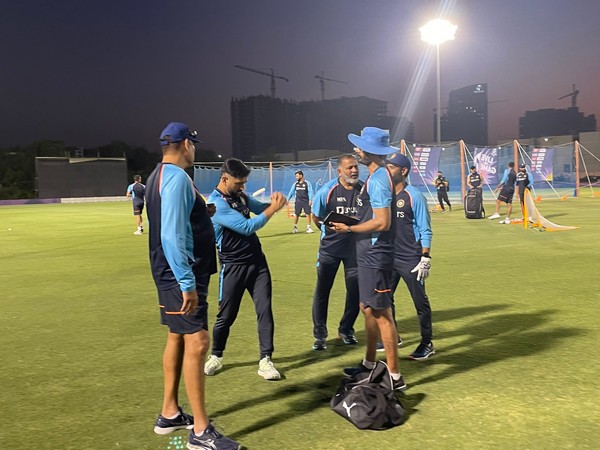 Dhoni joins Team India ahead of T20 World Cup (Photo/ BCCI Twitter)