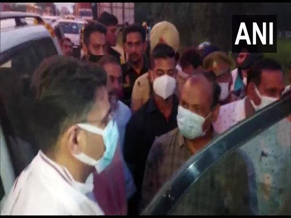 Visuals from Niyamatpur in UP (Photo/ANI)