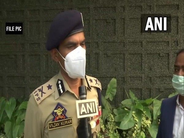 Inspector General (IG) Kashmir Vijay Kumar (Photo/ANI)