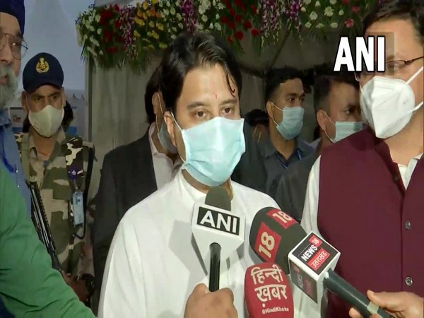 Union Civil Aviation Minister Jyotiraditya Scindia (Photo/ANI)