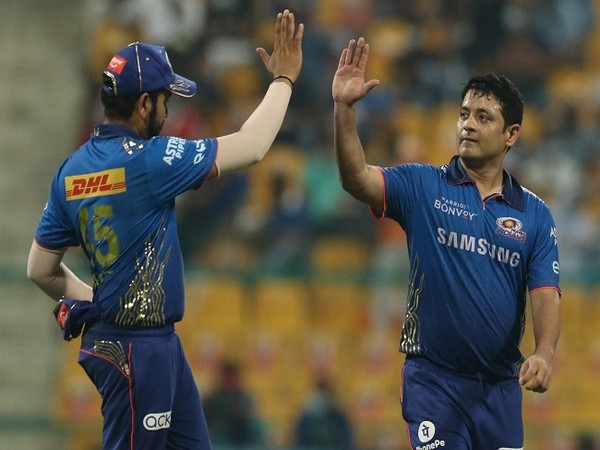 Rohit Sharma and Piyush Chawla (Image: IPL Twitter)