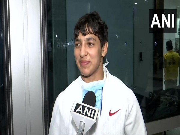 Wrestler Anshu Malik. (Photo/ANI)