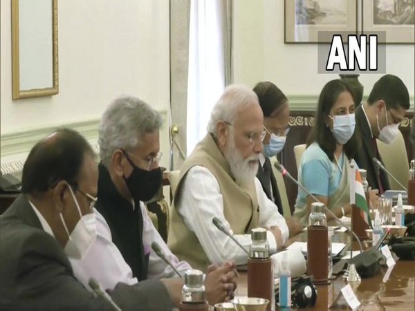 Prime Minister Narendra Modi and his Danish counterpart Mette Frederiksen