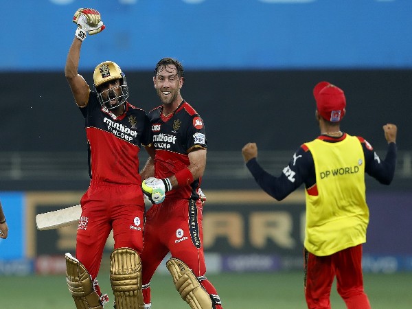 Srikar Bharat and Glenn Maxwell (Photo/ Mike Hesson Twitter)