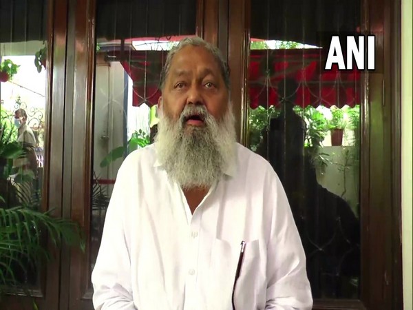 Haryana Health Minister Anil Vij (Photo/ANI)