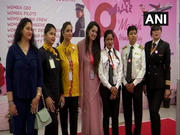 Alliance Air celebrates women's day with an inaugural flight from Delhi to Bareilly with an all women-crew