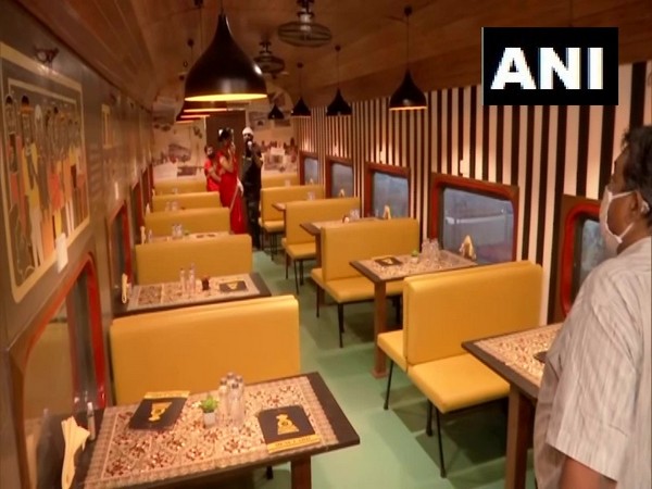 Old coaches transformed into restaurants in Mumbai. (Photo/ANI)