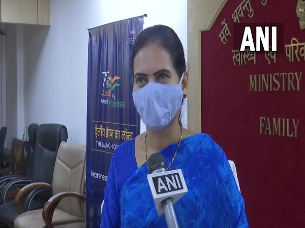 Minister of State for Health and Family Welfare Bharti Pawar speaking to ANI in Delhi on Tuesday. [Photo/ANI]