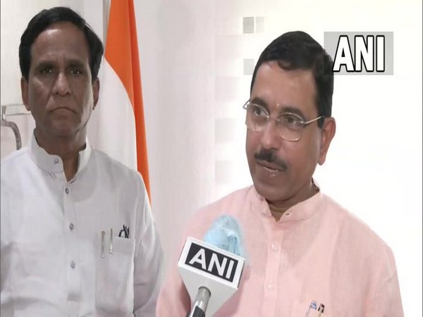 Union Coal Minister Pralhad Joshi during an exclusive interview with ANI on Tuesday. [Photo/ANI]