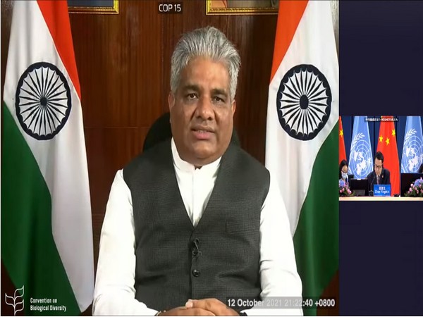 Union Cabinet Minister for Environment, Forest & Climate Change Bhupender Yadav (Photo/ANI)