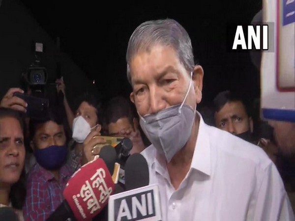 AICC in charge of Punjab Harish Rawat speaking to reporters in Delhi on Thursday. [Photo/ANI]
