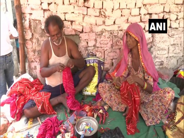 Puppeteers and puppet makers in Jaipur say they are struggling to earn livelihood. (Photo/ANI)