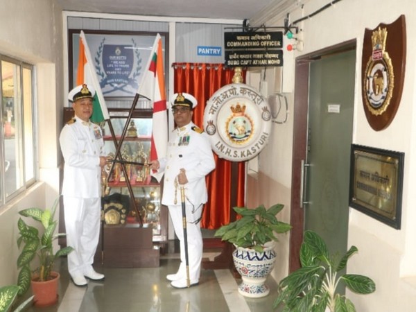 Surgeon Captain Marak Pertin assumed command of Indian Naval Hospital Ship Kasturi, Lonavla on October 11. (Photo/ANI)