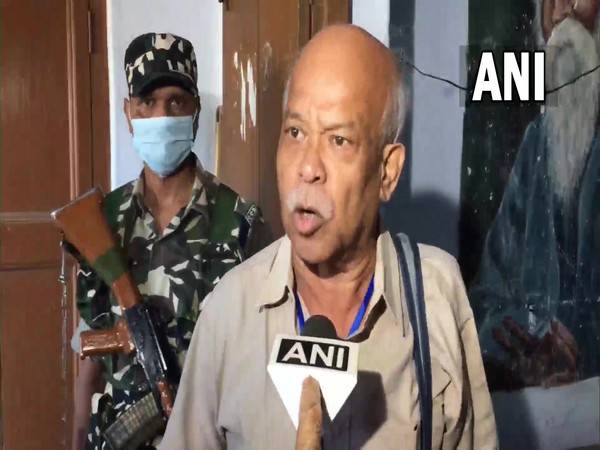 BJP candidate Asoke Mandal alleges misconduct by TMC workers during West Bengal by-polls on Saturday. (Photo/ANI) 