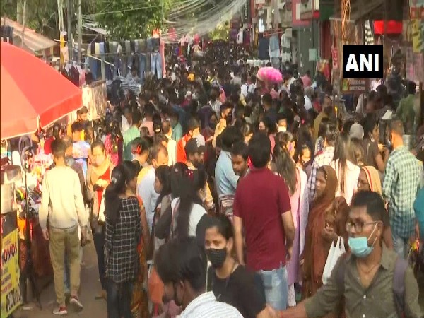 Visuals from Delhi's market  (Photo/ANI)