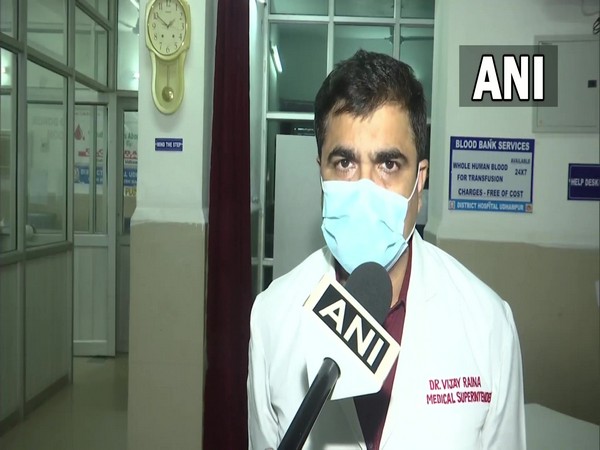 Dr Vijay Raina, Medical Superintendent, District Hospital, Udhampur (Photo/ANI)