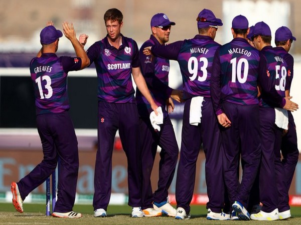 Scotland defeat PNG (Photo/ T20 World Cup Twitter)