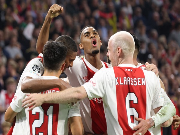 AFC Ajax players celebrating (Photo: Twitter/UEFA Champions League)