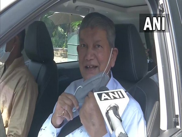  Congress General Secretary Harish Rawat speaking to ANI on Wdnesday after meeting with Rahul Gandhi. (Photo/ANI)