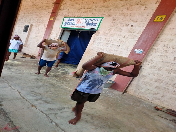 54,600 MT of boiled rice dispatched to South India: FCI Telangana. Photo/ANI